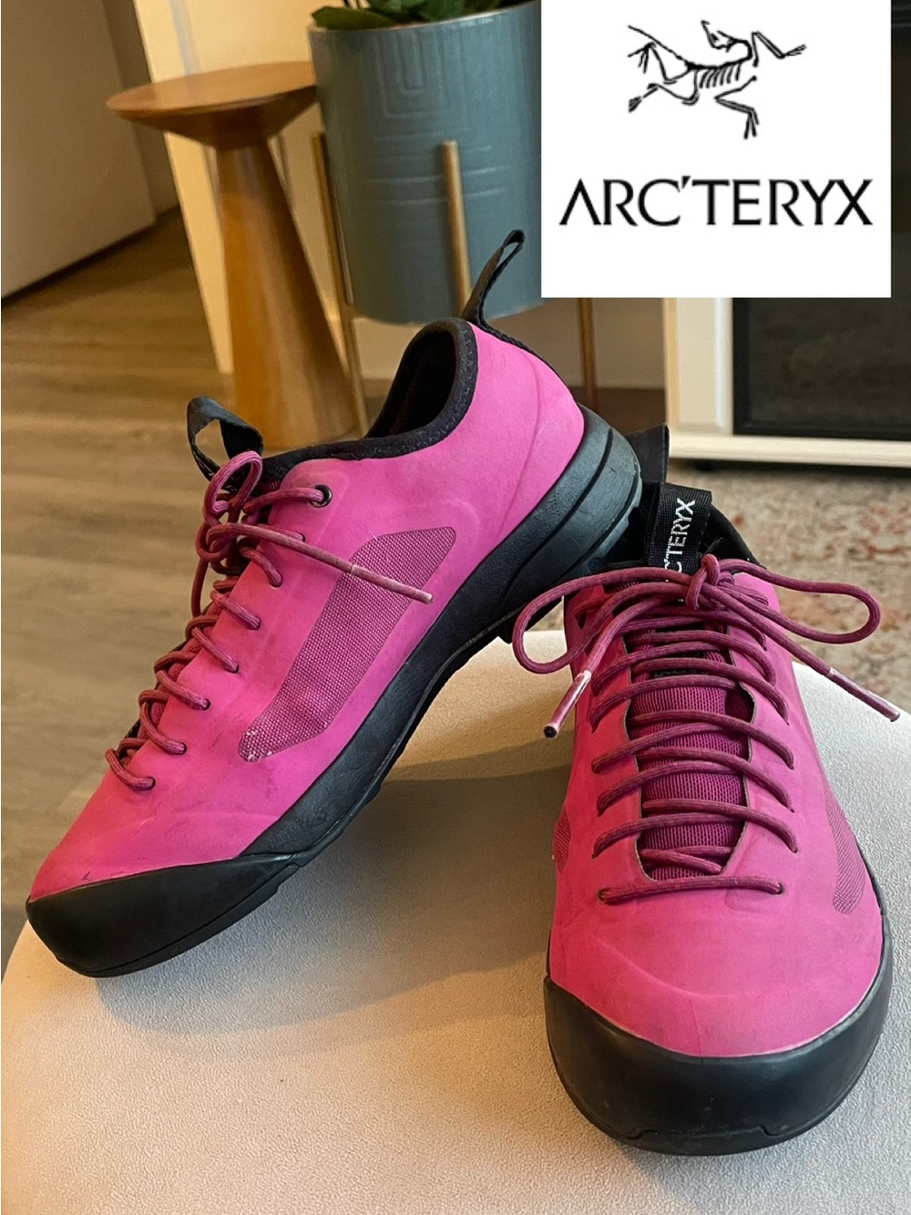 Arc'teryx Acrux SL Fuscia Pink Low-Profile Approach Shoes